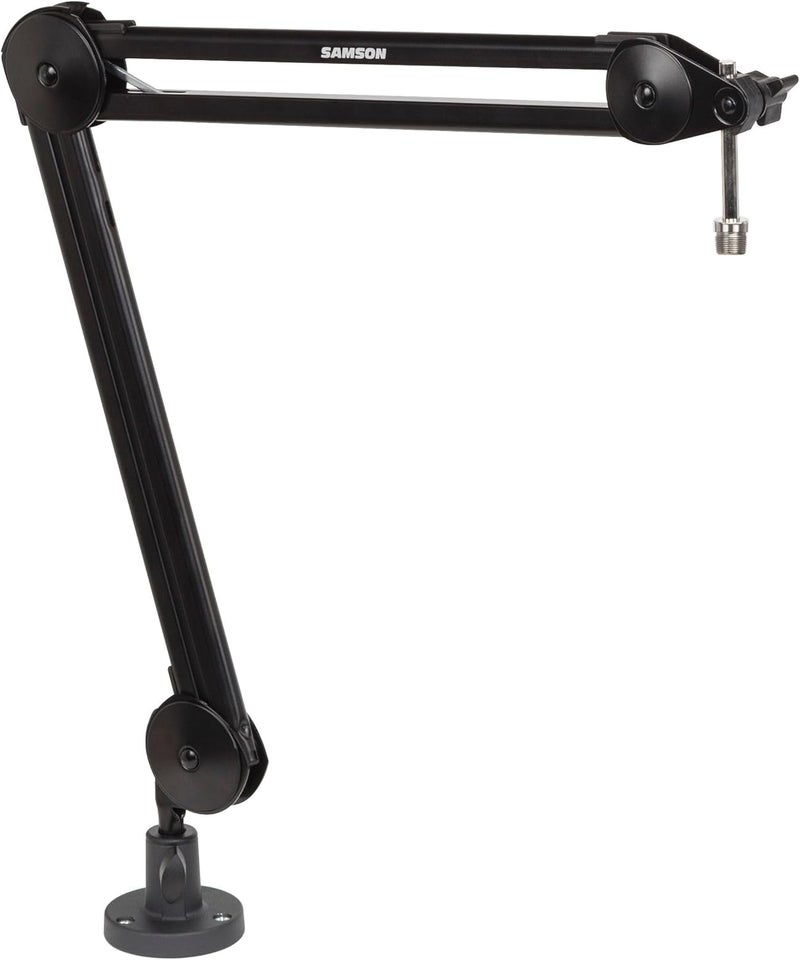 Samson MBA28 28" Microphone Boom Arm Studio Podcast USB Mic Stand w/Desk Clamp - Image 2